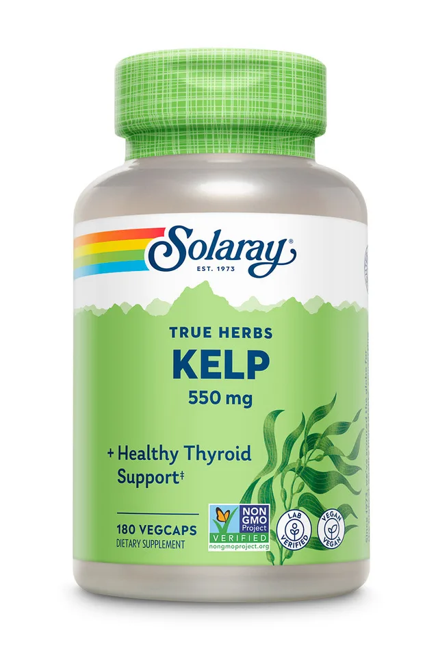 SOLARAY KELP 550 MG | 180 VEG CAPS