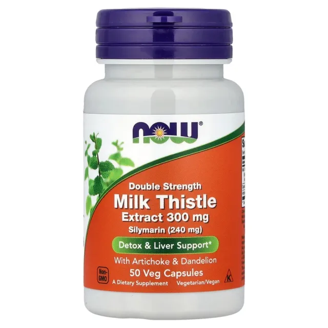 NOW FOODS MILK THISTLE 300 MG 50 CAPS