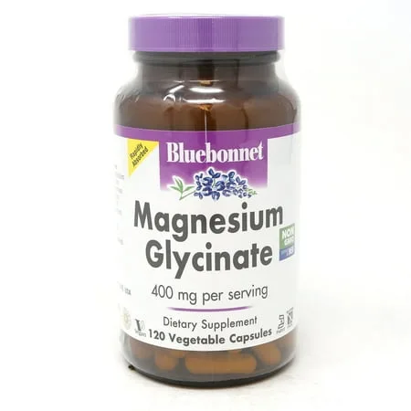 BLUEBONNET MAGNESIUM GLYCINATE 120 VEG CAPS