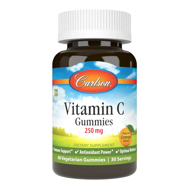 CARLSON VITAMIN C 250 MG 60 VEG GUM