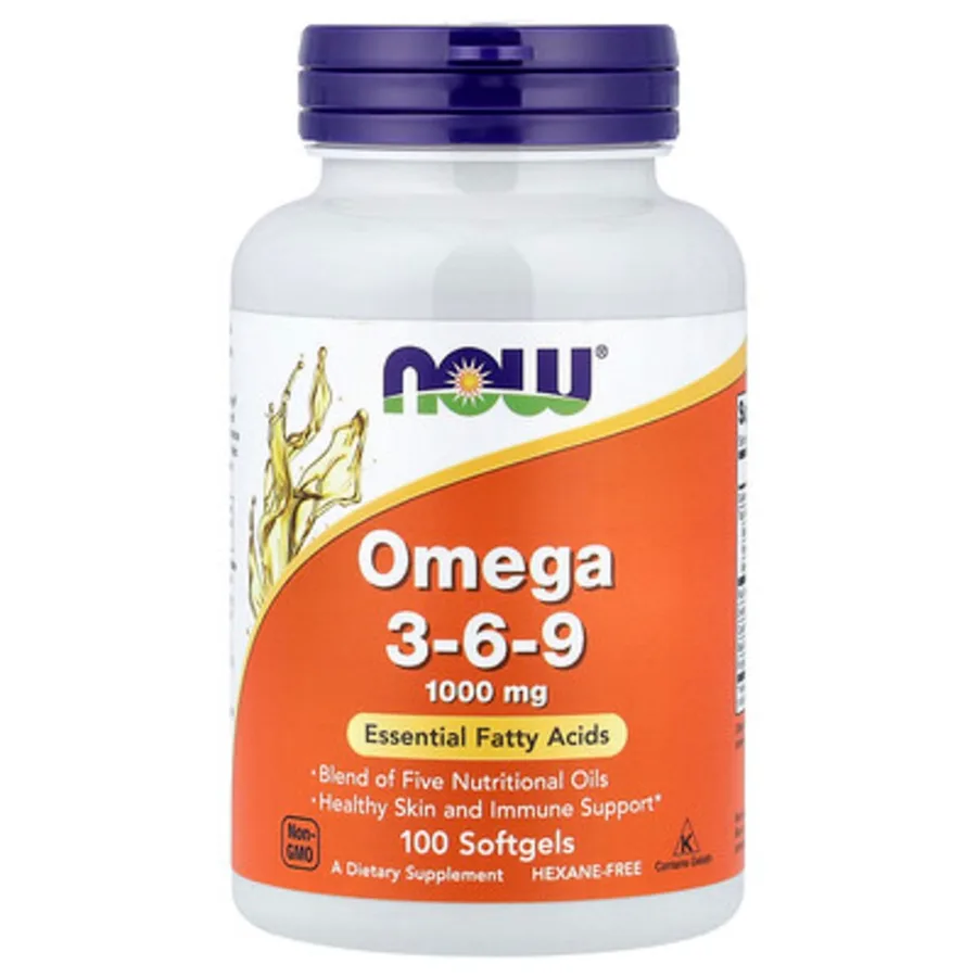 NOW FOODS | OMEGA 3-6-9 | 100 SOFTGELS