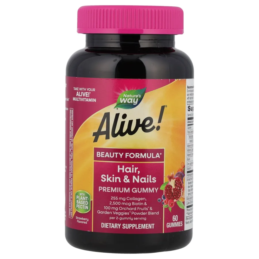 Alive hair skin  nails 60gummies