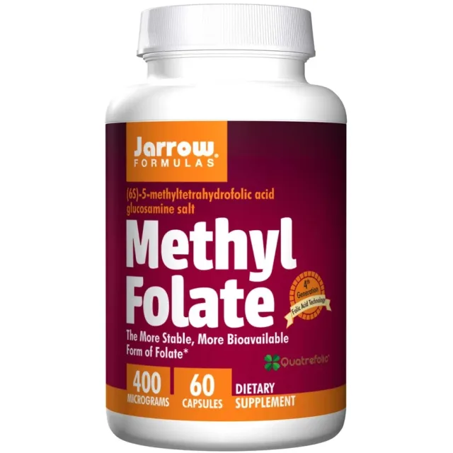 JARROW FORMULAS METHYL FOLATE 60 VEG CAPS