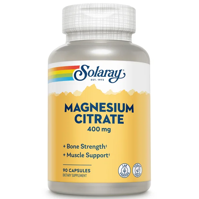 SOLARAY MAGNESIUM CITRATE 90 VEGCAPS