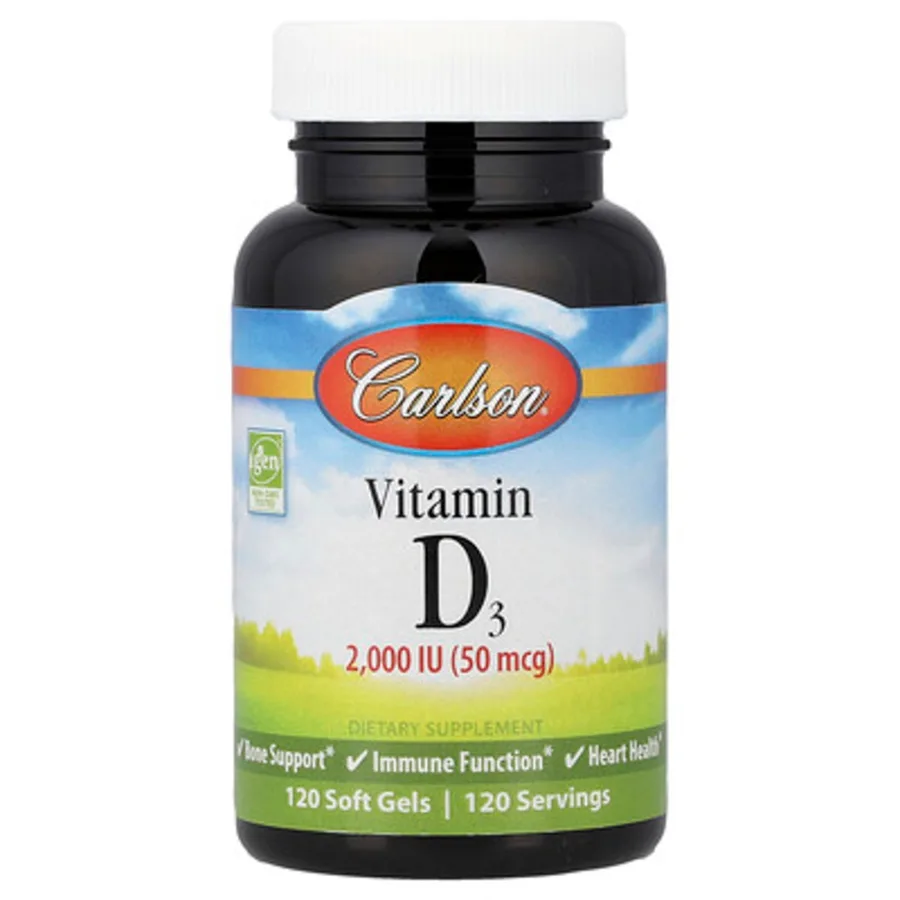 Carlson Vitamin D3 2000IU, 120 st