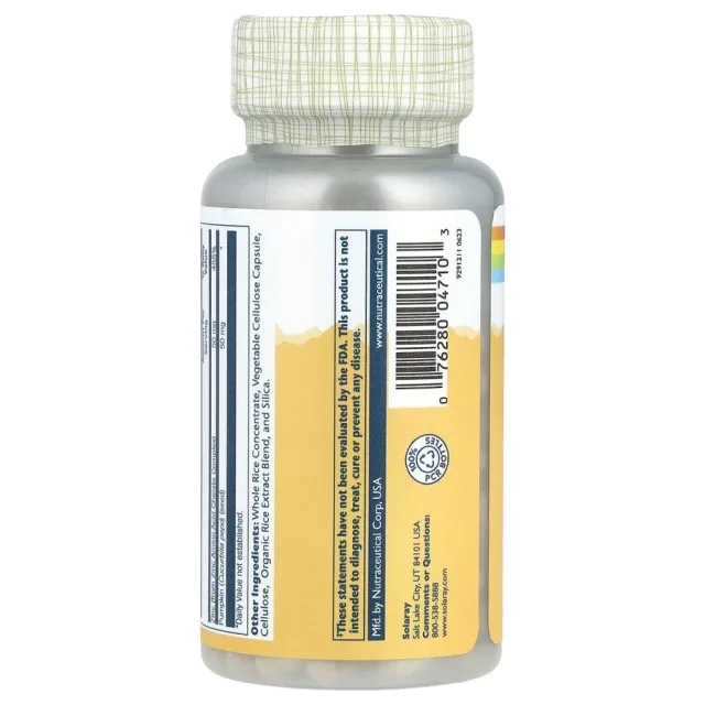 SOLARAY | ZINC 50 MG | 100 VEGCAPS
