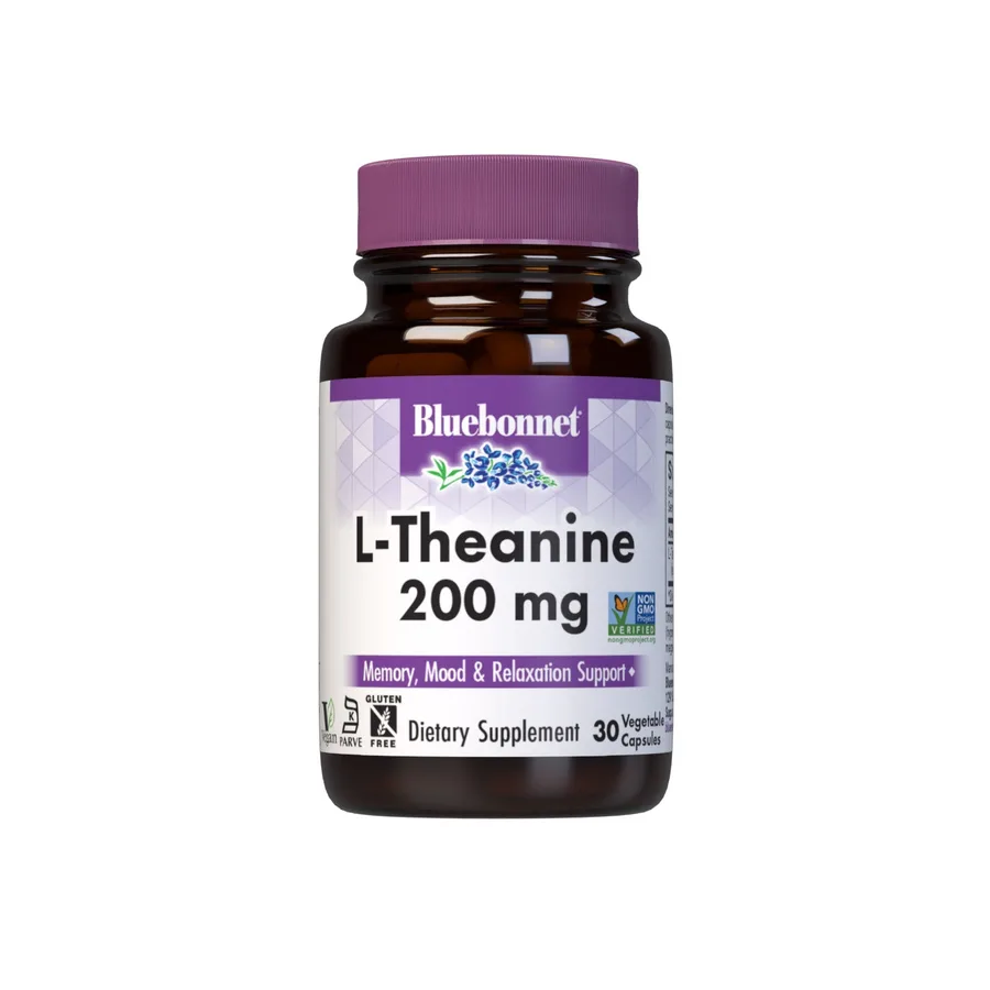 BLUEBONNET L-THEANINE 200 mg 30 VEG CAPS