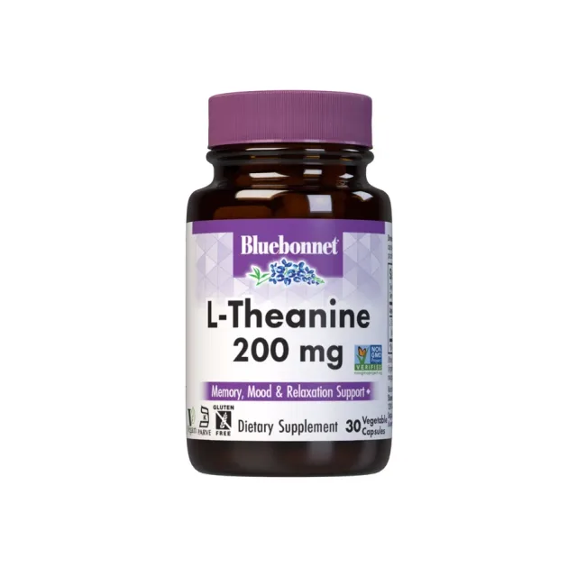 BLUEBONNET L-THEANINE 200 mg 30 VEG CAPS