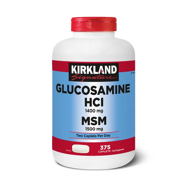 KIRKLAND GLUCOSAMINE HCI with MSM 375 tabs