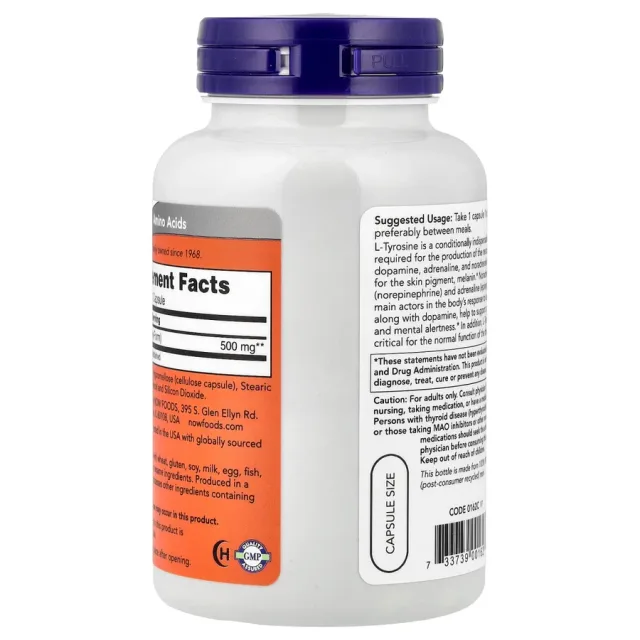 NOW FOODS TYROSINE