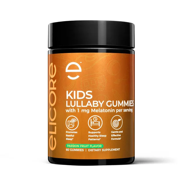 ELICORE LULLABY MELATONIN FOR KIDS 60 GUMMIES