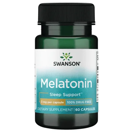 Swanson Melatonin 3 mg 60 Vegan Caps