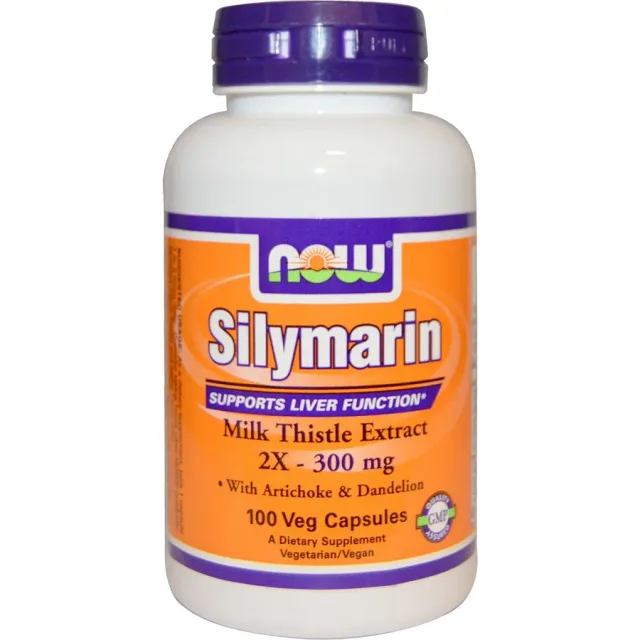 NOW Foods, Milk Thistle Extract, Double Strength, 300 mg, 100 Veg Capsules