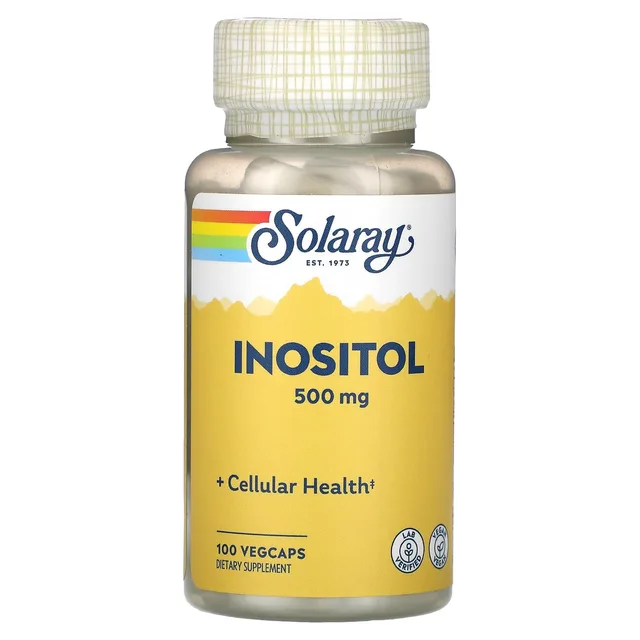 Solaray Inositol, 500mg, Veg Cap