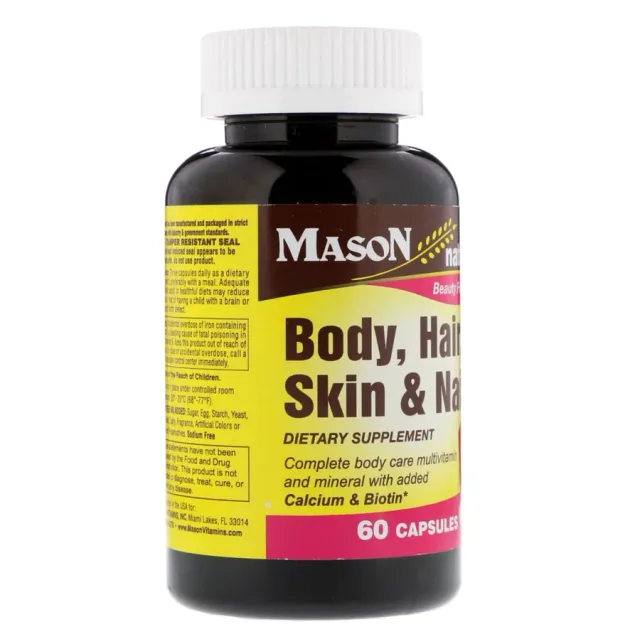 Mason Body, Hair, Skin & Nails 60 CAPS