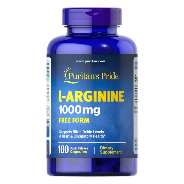 PURITANS PRIDE L-ARGININE 1000 MG 100 CAPS