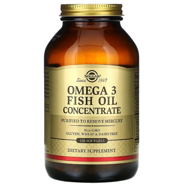 SOLGAR OMEGA 3 FISH OIL CONCENTRATE