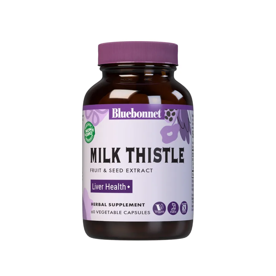 BLUEBONNET MILK THISTLE FRUIT & SEED EXTRACT 60 CAPS