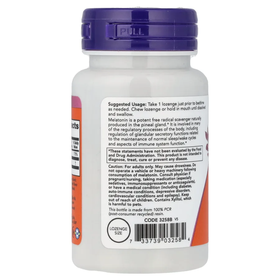 NOW FOODS | MELATONIN 3mg 90 LOZ