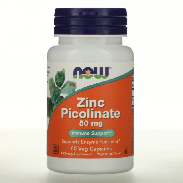 NOW FOODS ZINC PICOLINATE 60CAP