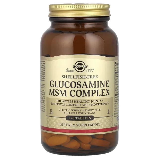 SOLGAR GLUCOSAMINE COMPLEX MSM 120 TABS