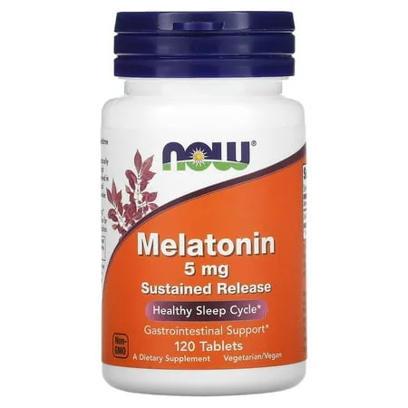 NOW FOODS MELATONIN 5 MG 120 TABS