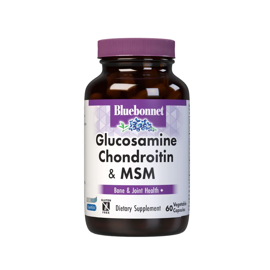 BLUEBONNET GLUCOSAMINE CHONDROITIN & MSM 60 VEG CAPS