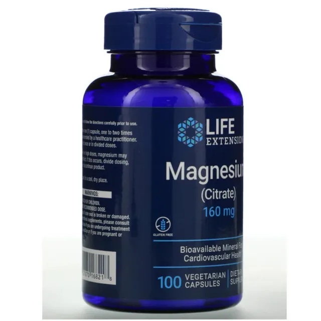 LIFE EXTENSION MAGNESIUM CITRATE 100MG 100CAP