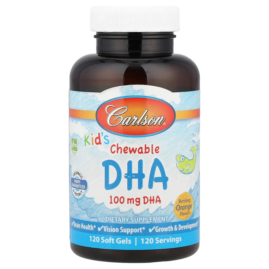 CARLSON Kids Chewable DHA 120 Soft Gel