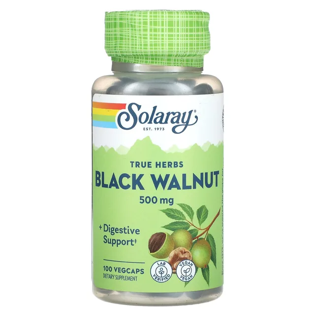 SOLARAY HERB BLACK WALNUT 100S