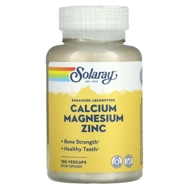 Solaray Calcium, Magnesium, Zinc