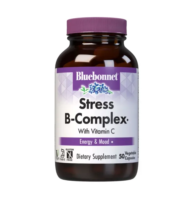 BLUEBONNET STRESS B-COMPLEX 50 VEG CAPS