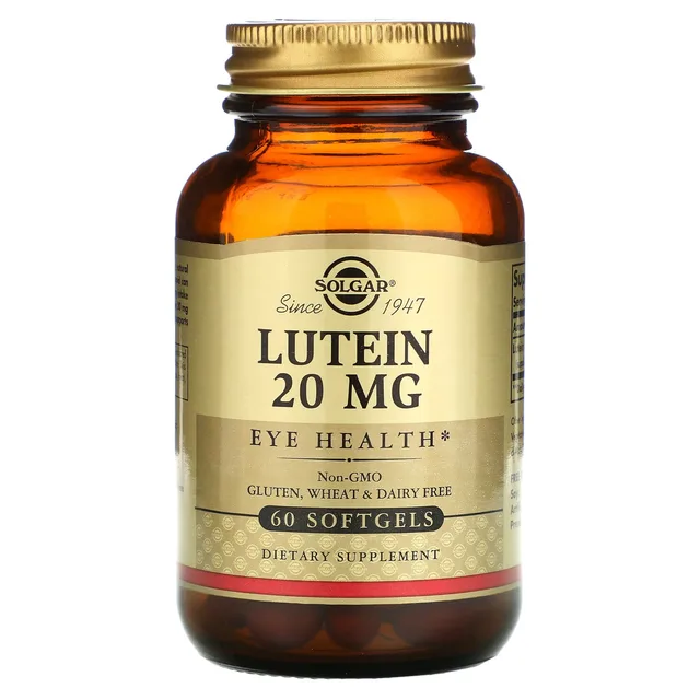 SOLGAR LUTEIN 20 MG 60 SFTGLS