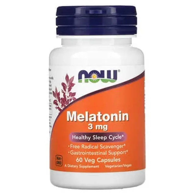 NOW FOODS MELATONIN 3MG 60CT