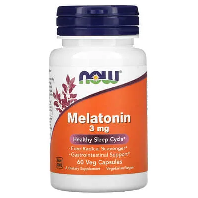 NOW FOODS MELATONIN 3MG 60CT