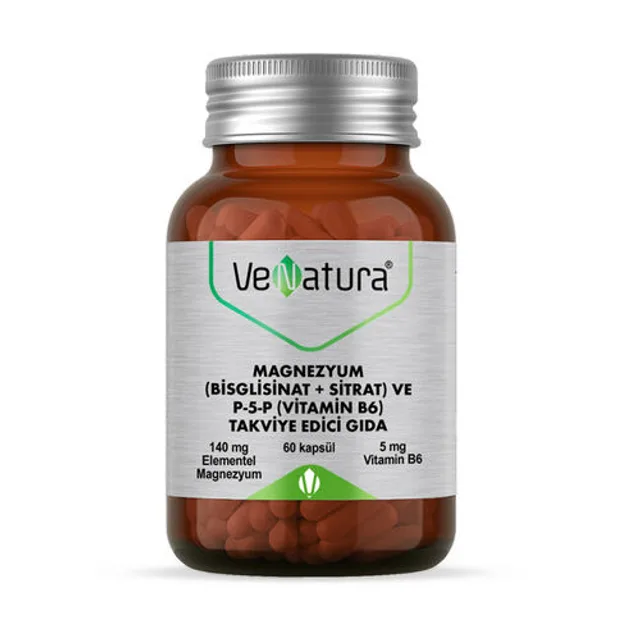 VENATURA MAG BISGLYCINATE + CITRATE AND B-6 60 TABS