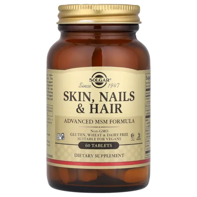 Solgar Skin Nails Hair, 60 tabs