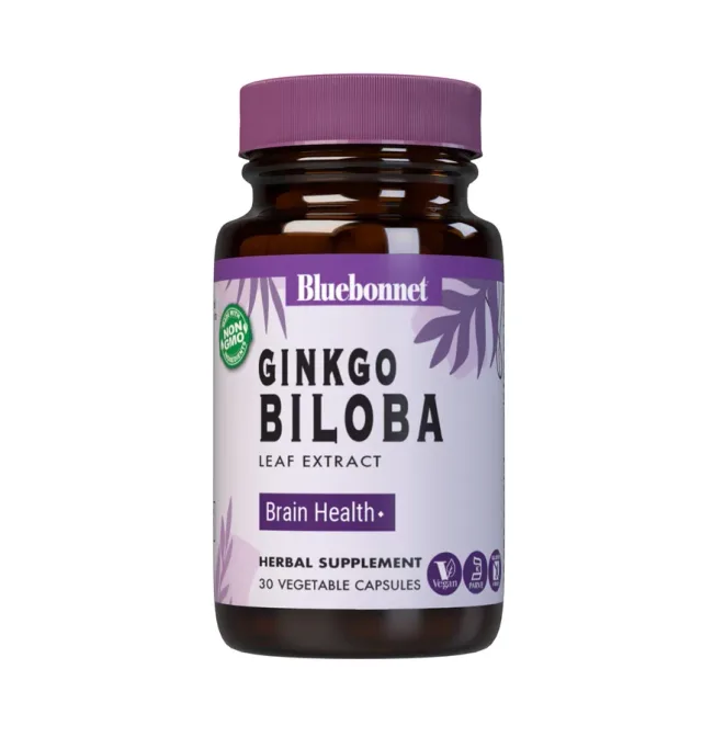 BLUEBONNET GINKGO BILOBA LEAF EXTRACT 30 VEG CAPS