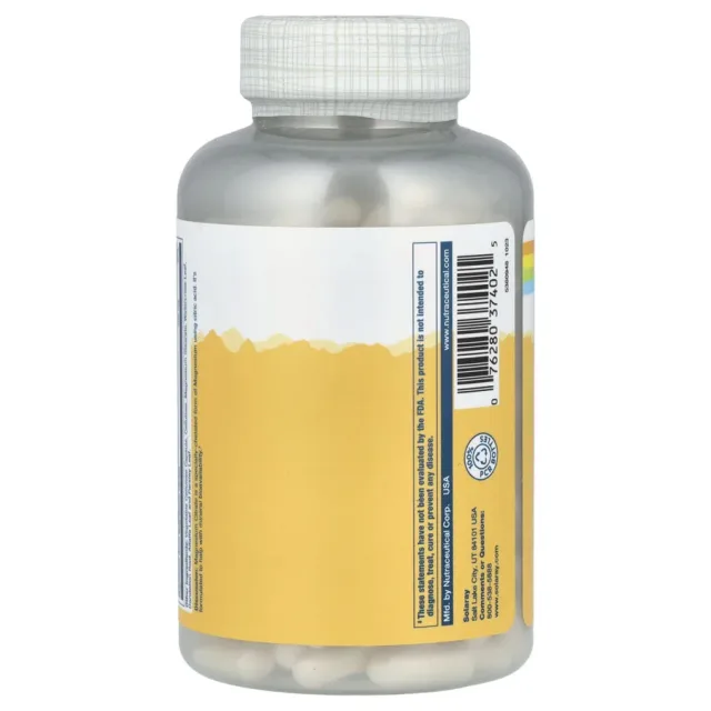SOLARAY MAGNESIUM CITRATE 180 VEG CAPS