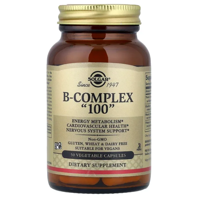 Solgar B Complex 100, 50 caps