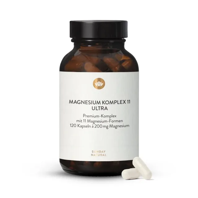 Sunday magnesium komplex 11 ultra 120 caps 200 mg