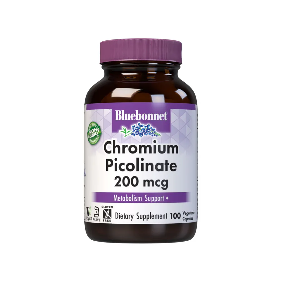 BLUEBONNET CHROMIUM PICOLINATE 200 mcg 100 VEG CAPS