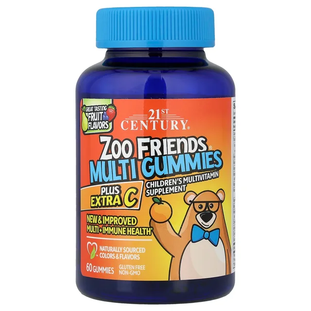 ZOO FRIENS MULTI GUMMIES PLUS EXTRA C 60 GUM