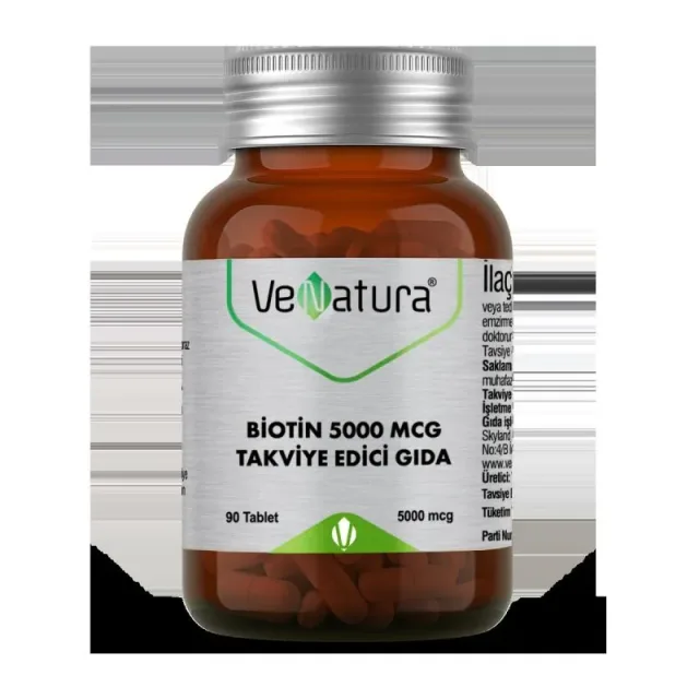 VENATURA BIOTIN 5000 MCG 90 TABS