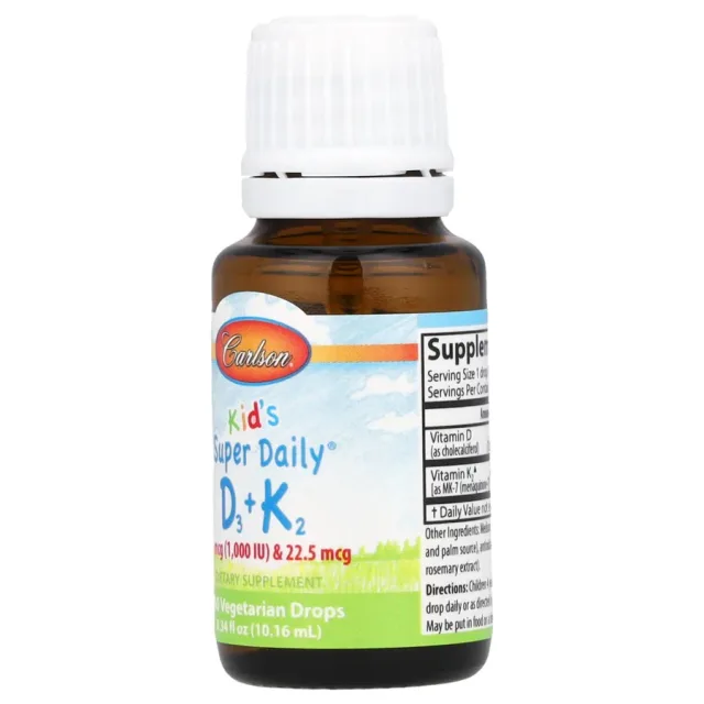 CARLSON D3 K2 25 MCG 1000 IU 365 drops