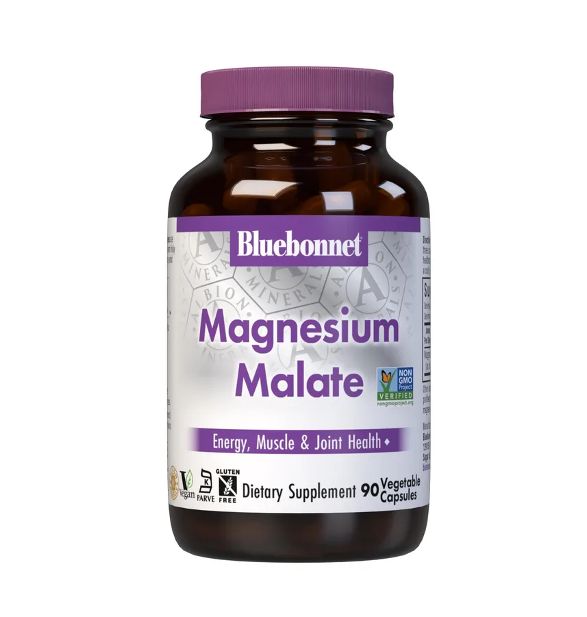 BLUEBONNET MAGNESIUM MALATE 90 VEG CAPS