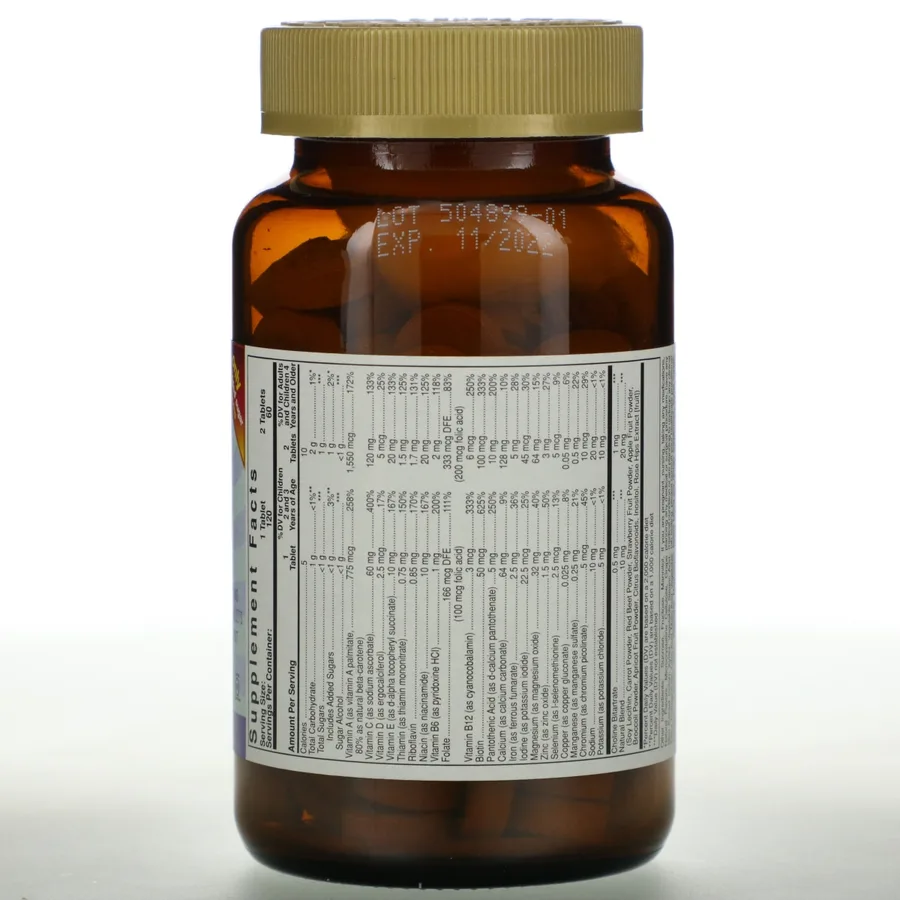 SOLGAR | KANGAVITES MULTIVITAMIN KIDS | 120 CHEW TABS
