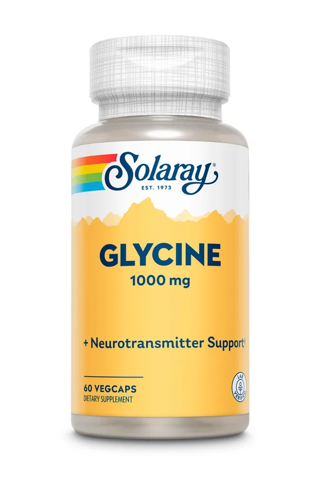 Solaray, Glycine , 1,000 mg , 60 VegCaps