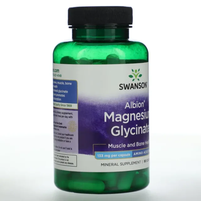 SWANSON MAGNESIUM GLYCINATE 90 CEG CAPS