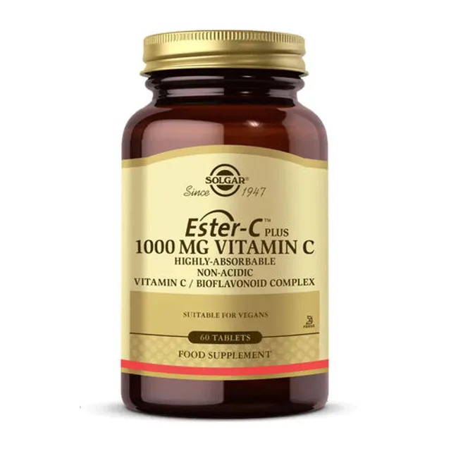 SOLGAR ESTER C PLUS - 1000 MG 60 TABS